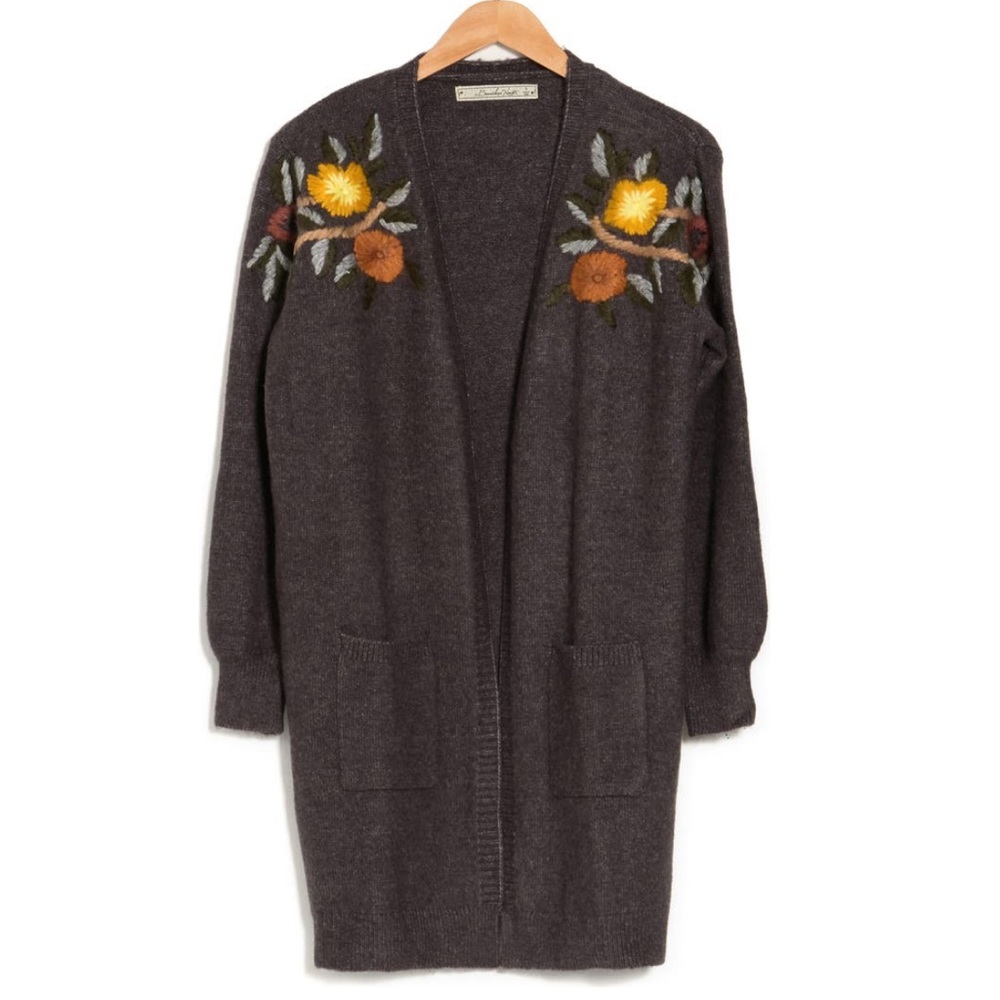 Boundless North embroidered cardigan sweater
